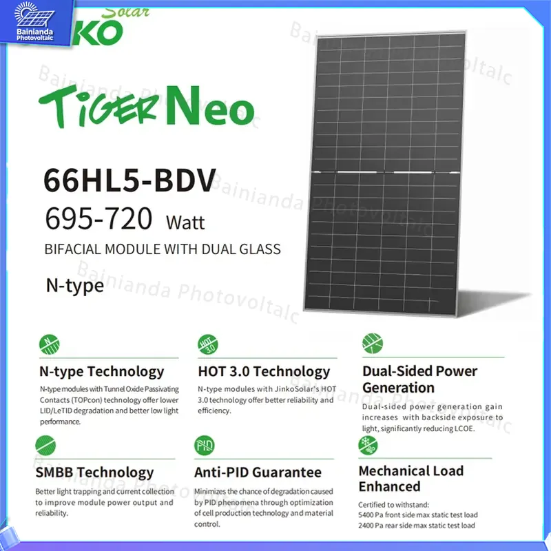 Jinko Solar Panel N-Type - Jinko High Efficiency Solar Panel Tiger