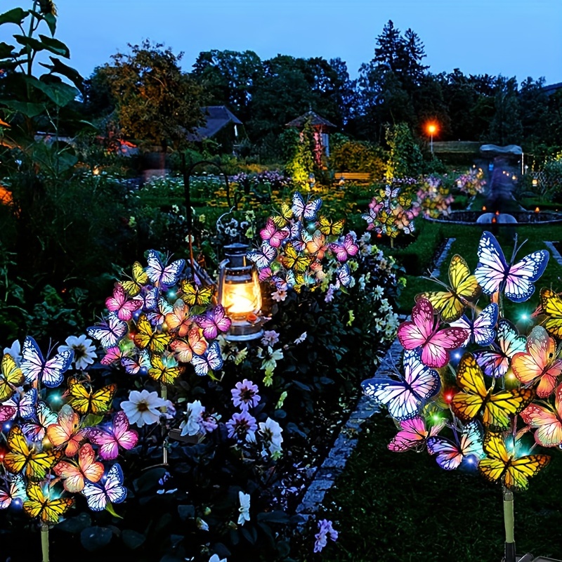 Renewable Energy Solar - Solar LED Butterfly Garden Lights Waterproof