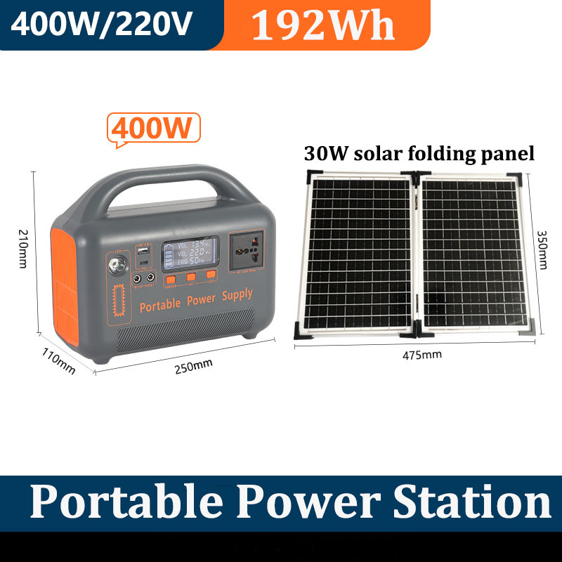 Rv Solar Kit 400W - 400W Portable Power Station Solar Generator