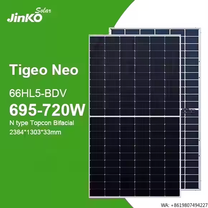 Jinko Solar Panel N-Type - Jinko Tiger Neo N-type 66HL5-BDV 700-720