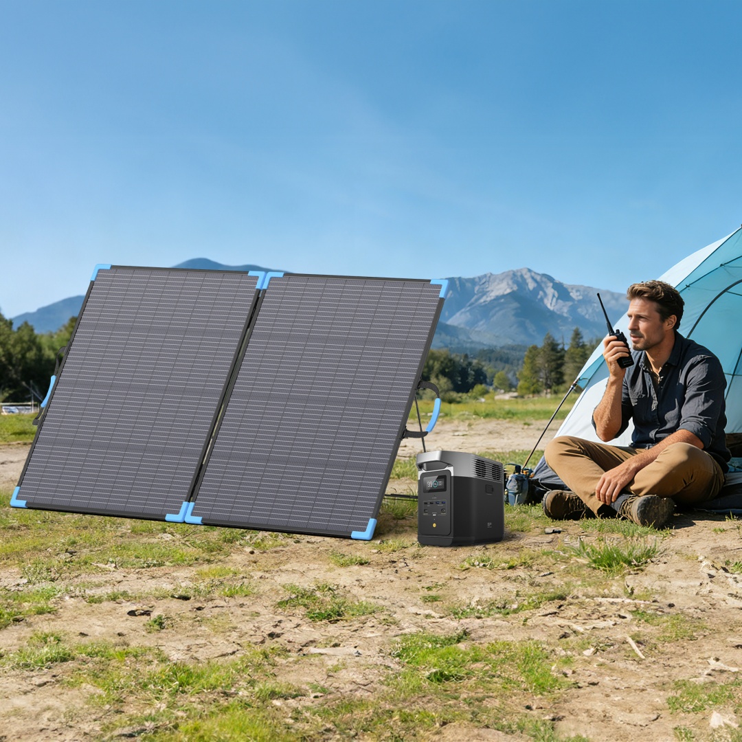 Renewable Energy Resources - E-POWO 20V Bifacial Solar Panel 220W