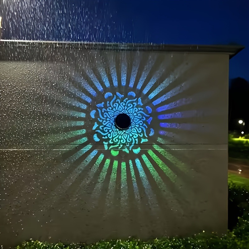 Renewable Energy Solar - Solar LED Wall Light Mandala Projection