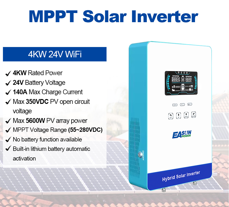 EASUN POWER 4KW Inverter 110V  - Flexible Solar Panel recension och pris