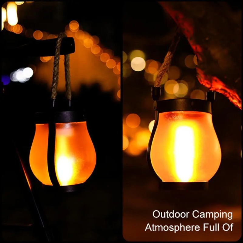 Solar Flame Lamp USB Rechargea - Renewable Energy Solar recension och pris