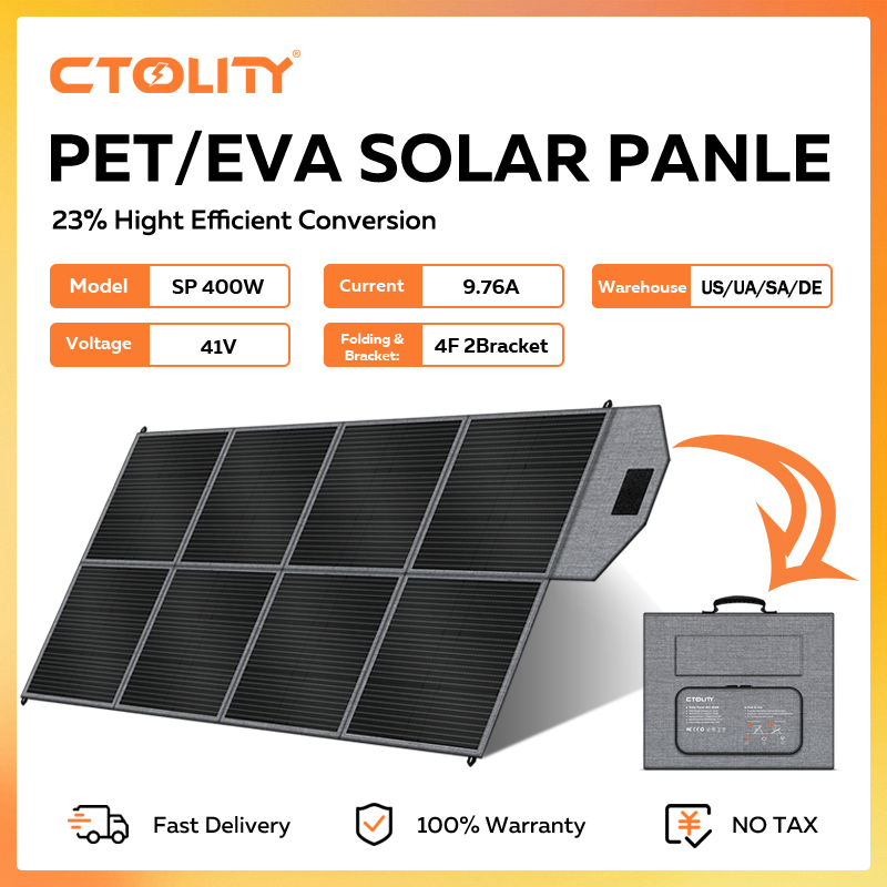 CTOLITY 400W Solar Panel Porta - Rv Solar Kit 400W recension och pris