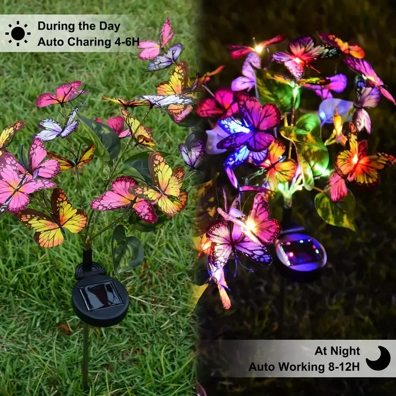 Solar LED Butterfly Garden Lig - Renewable Energy Solar recension och pris