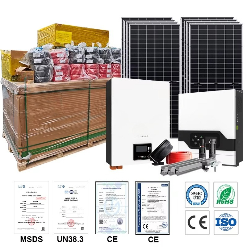 In Stock Hybrid Solar System 3 - Solar Panel System 10Kw recension och pris