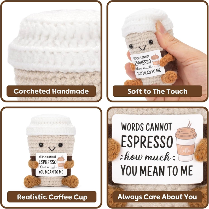 Handmade Crochet Coffee Doll w - Renewable Energy Resources recension och pris