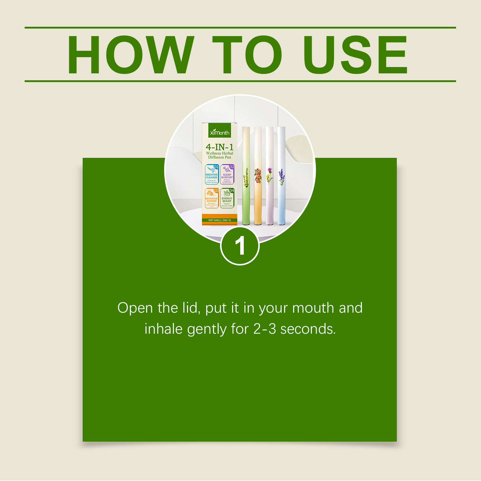 4 In 1 Air Freshening Pen Herb - Renewable Energy Resources recension och pris
