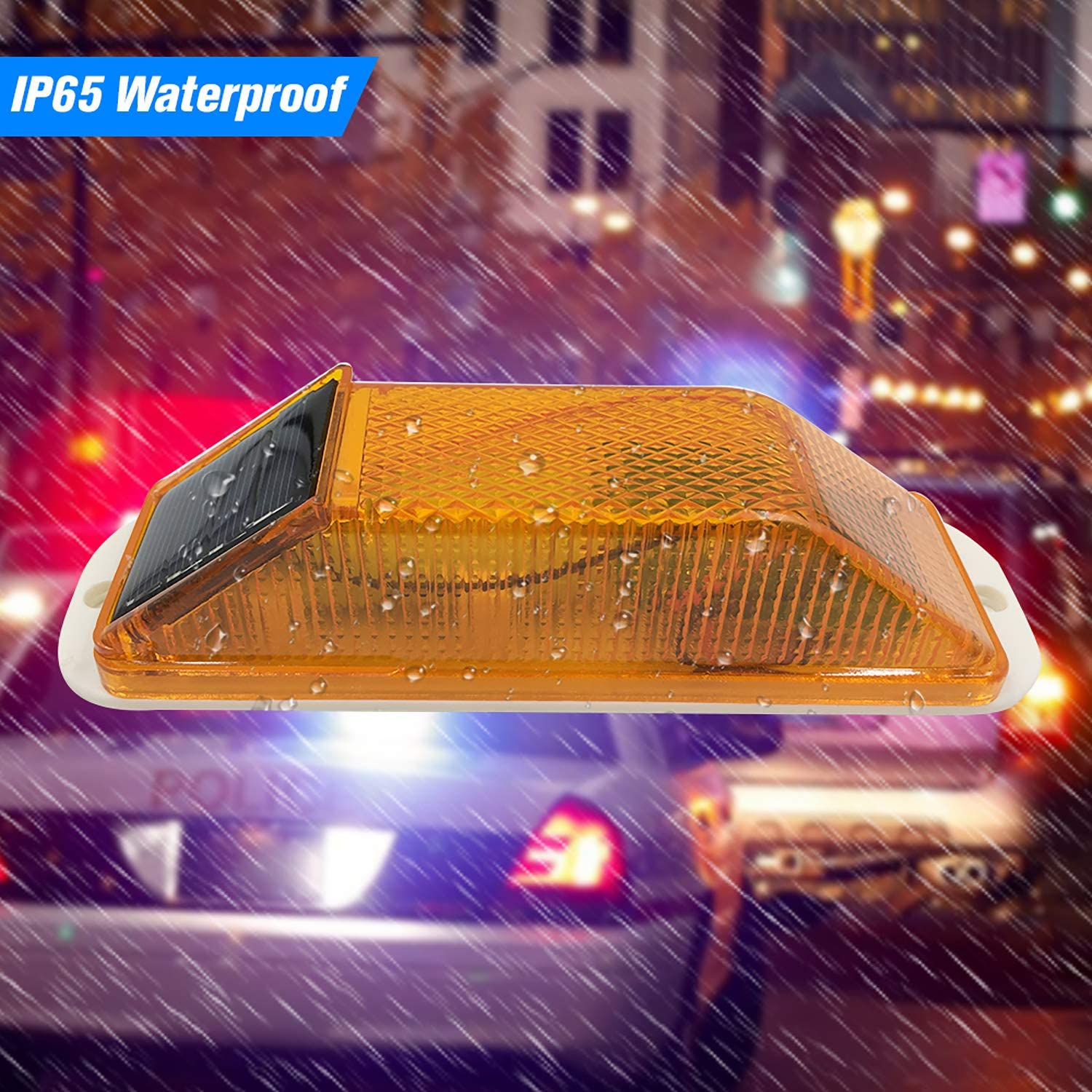 Solar Strobe Warning LED Lamp  - Renewable Energy Solar recension och pris