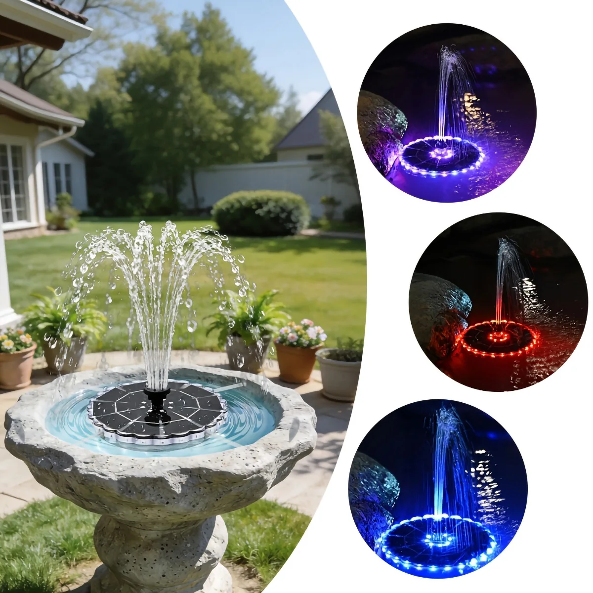 3.5W Outdoor Solar Fountain fo - Renewable Energy Solar recension och pris
