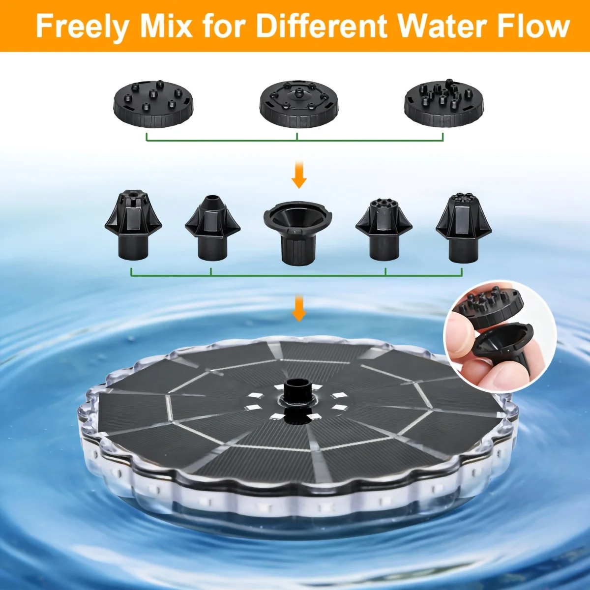 3.5W Outdoor Solar Fountain fo - Renewable Energy Solar recension och pris