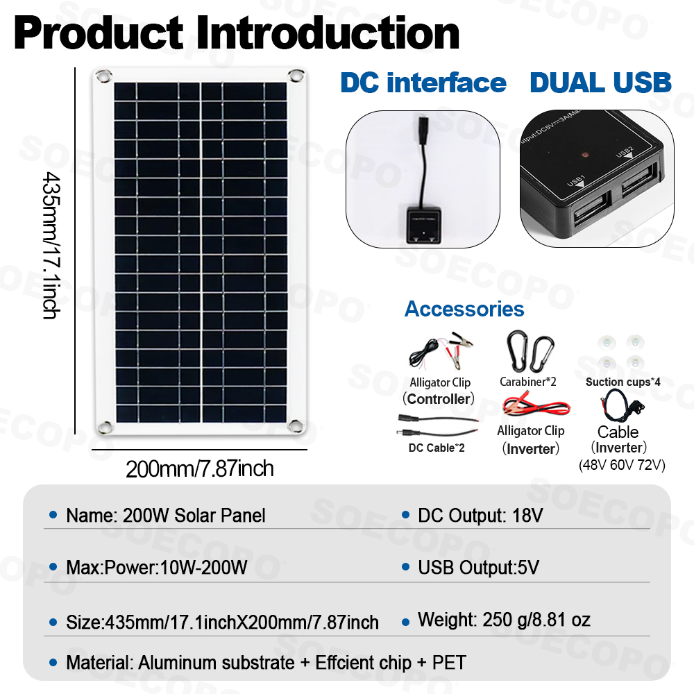 30000W Solar Power Kit Outdoor - Rv Solar Kit 400W recension och pris