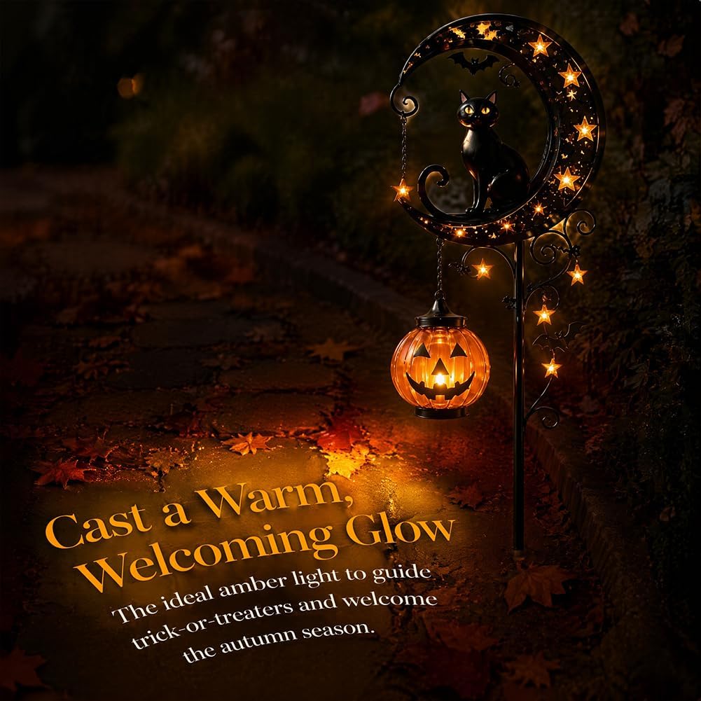Solar Halloween Black Cat & Pu - Renewable Energy Solar recension och pris