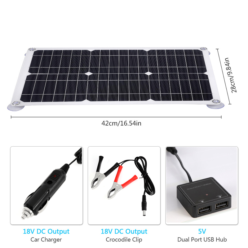 200W 400W 18V Solar Panel Kit  - Rv Solar Kit 400W recension och pris