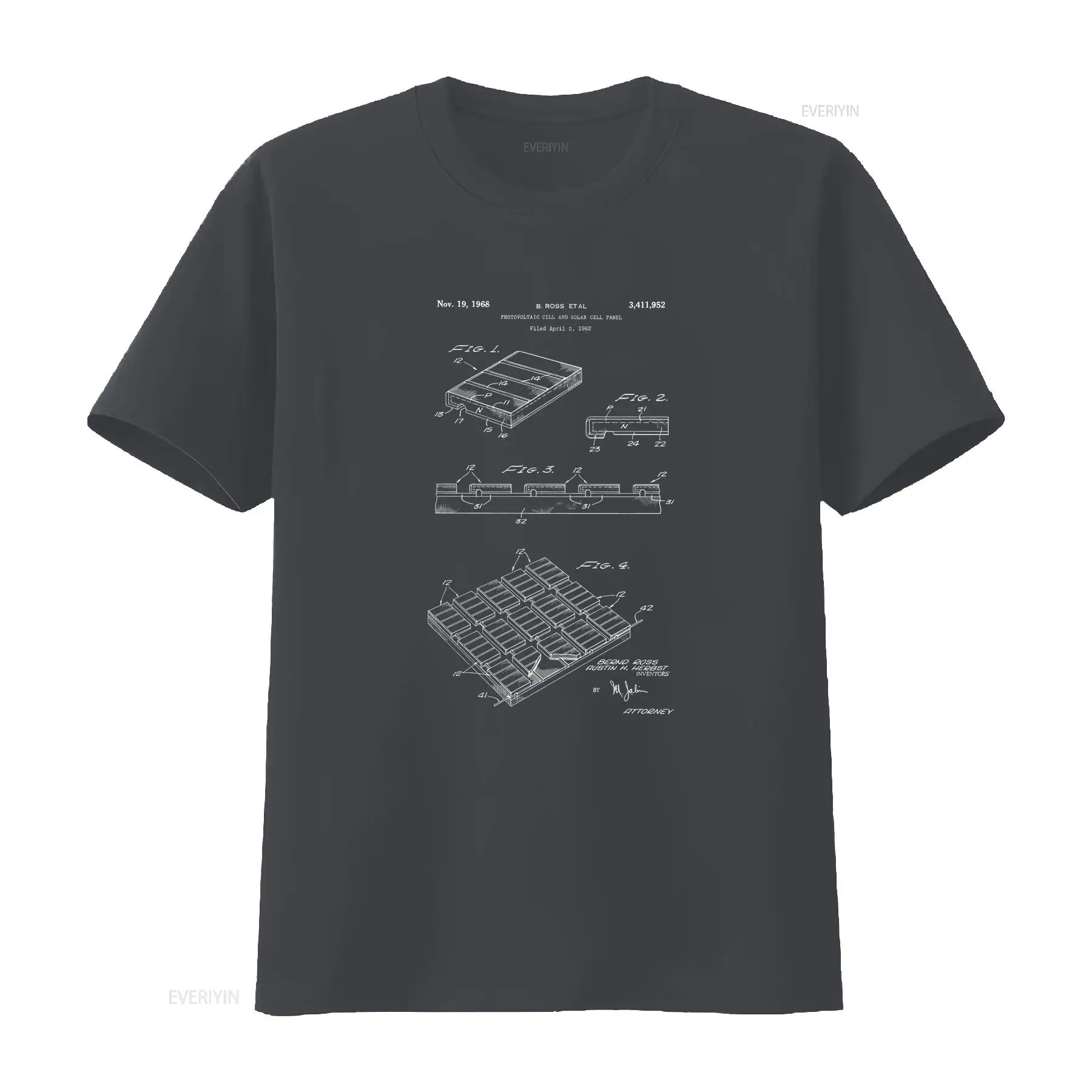 Solar Panel T Shirt Photovolta - Renewable Energy Graphics recension och pris