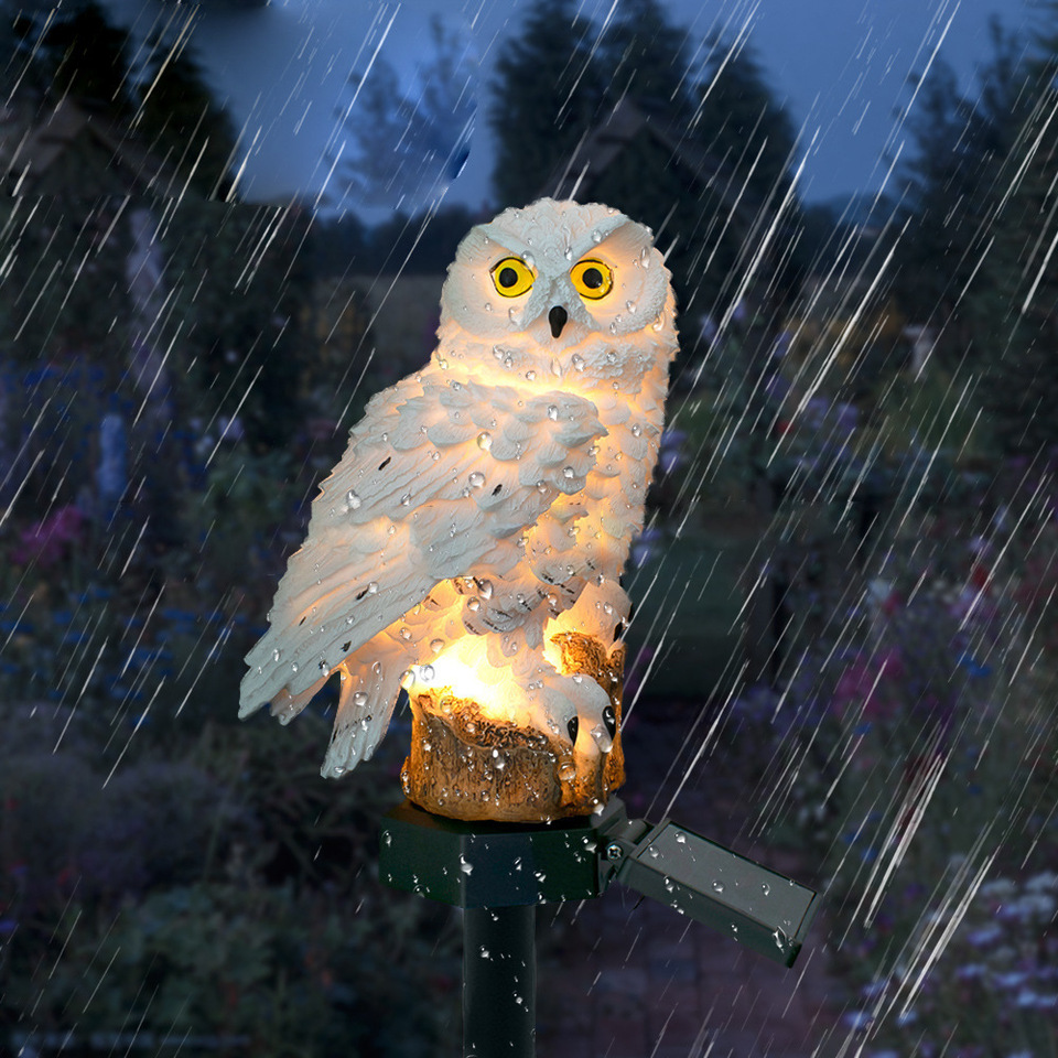Solar Owl Statue Garden Light  - Renewable Energy Solar recension och pris