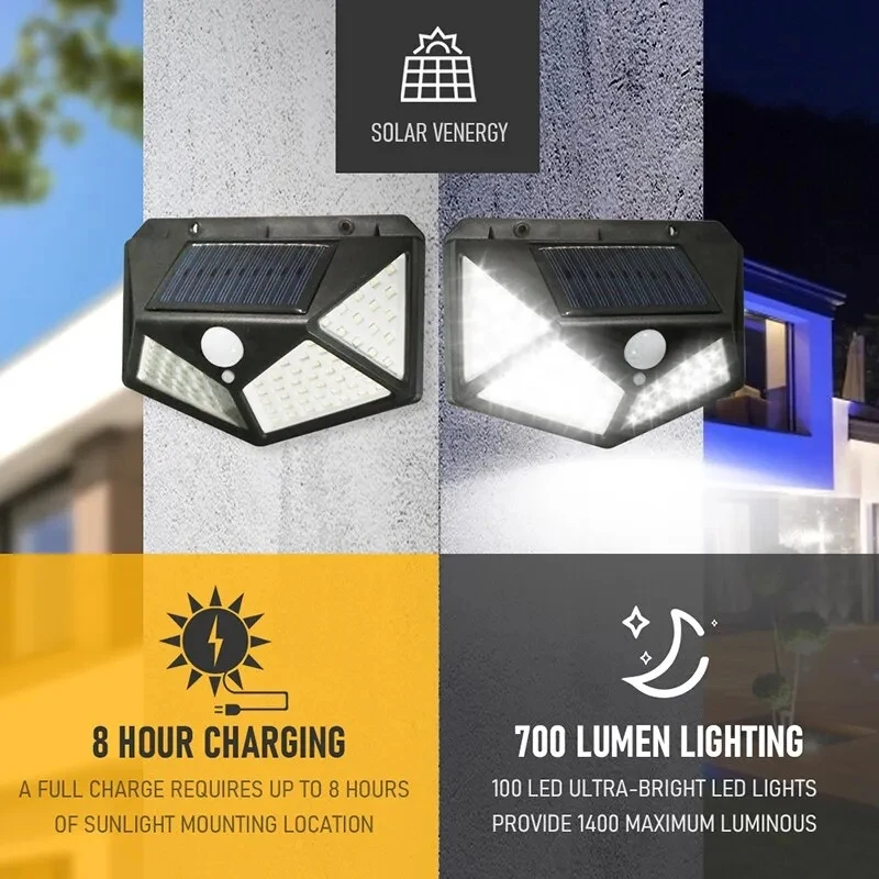100Led Multifunctional Solar L - Renewable Energy Solar recension och pris