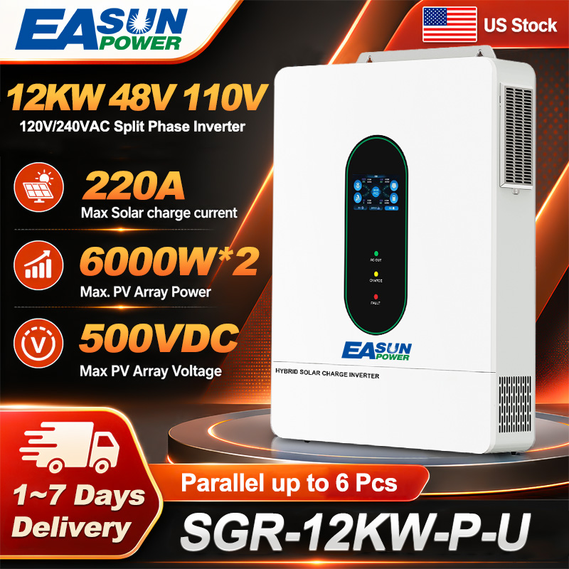 EASUN US 12KW 12000W Split Pha - Flexible Solar Panel recension och pris