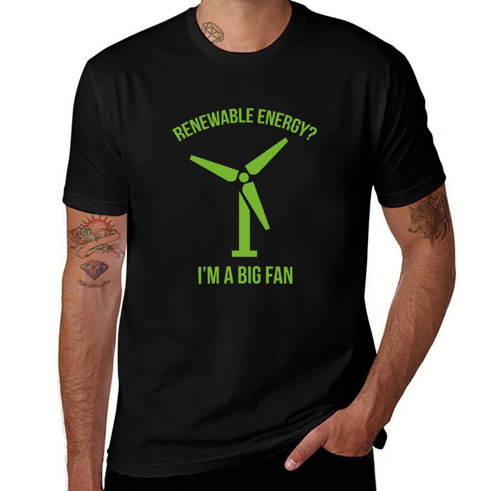 Renewable Energy T-Shirt Retro - Renewable Energy Graphics recension och pris