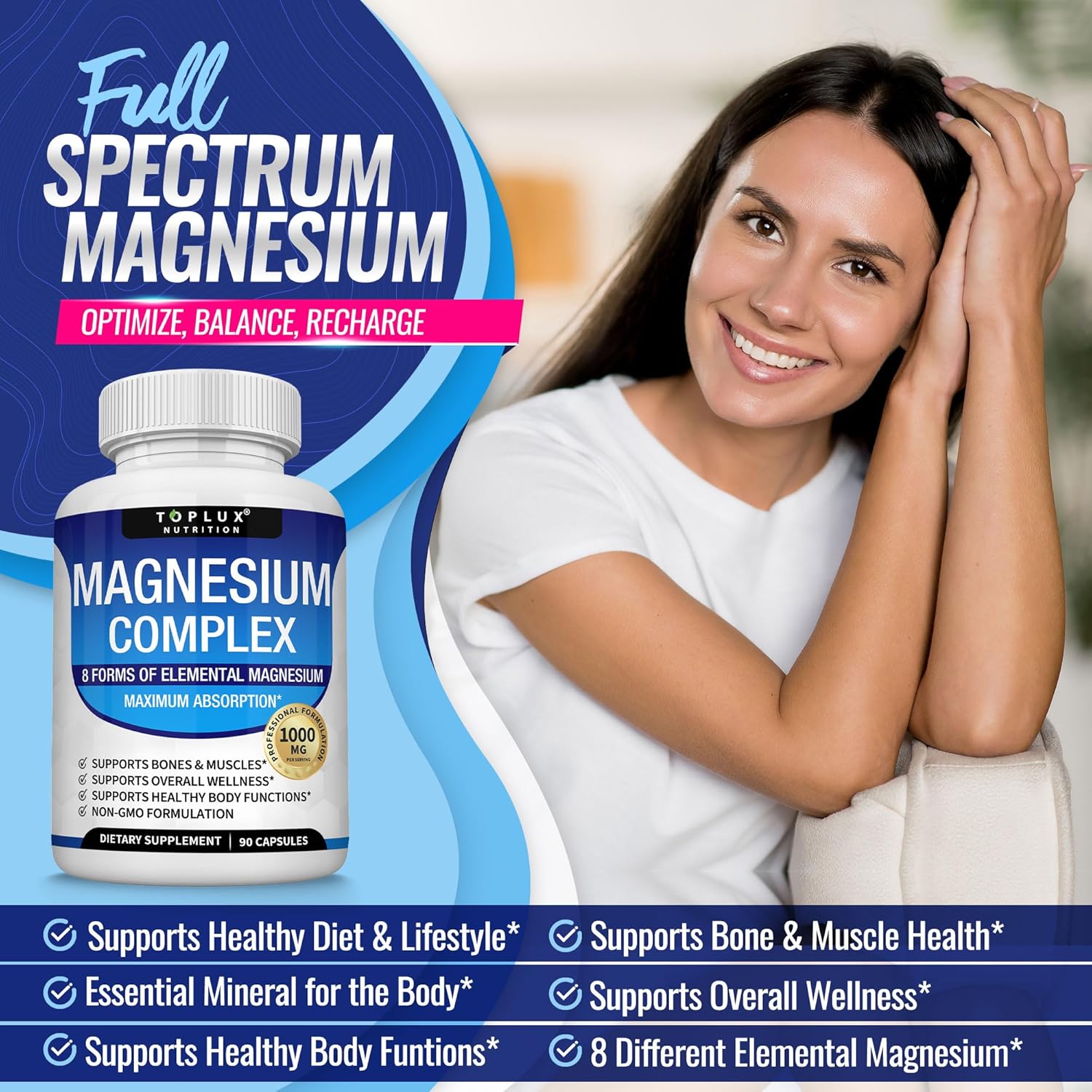 Magnesium Complex Supplement 8 - Renewable Energy Resources recension och pris
