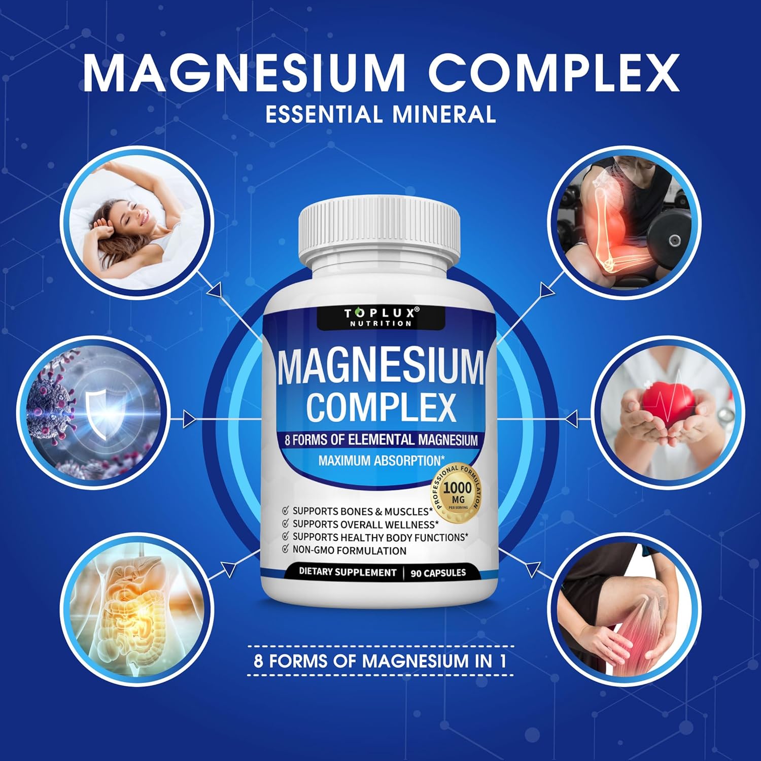 Magnesium Complex Supplement 8 - Renewable Energy Resources recension och pris