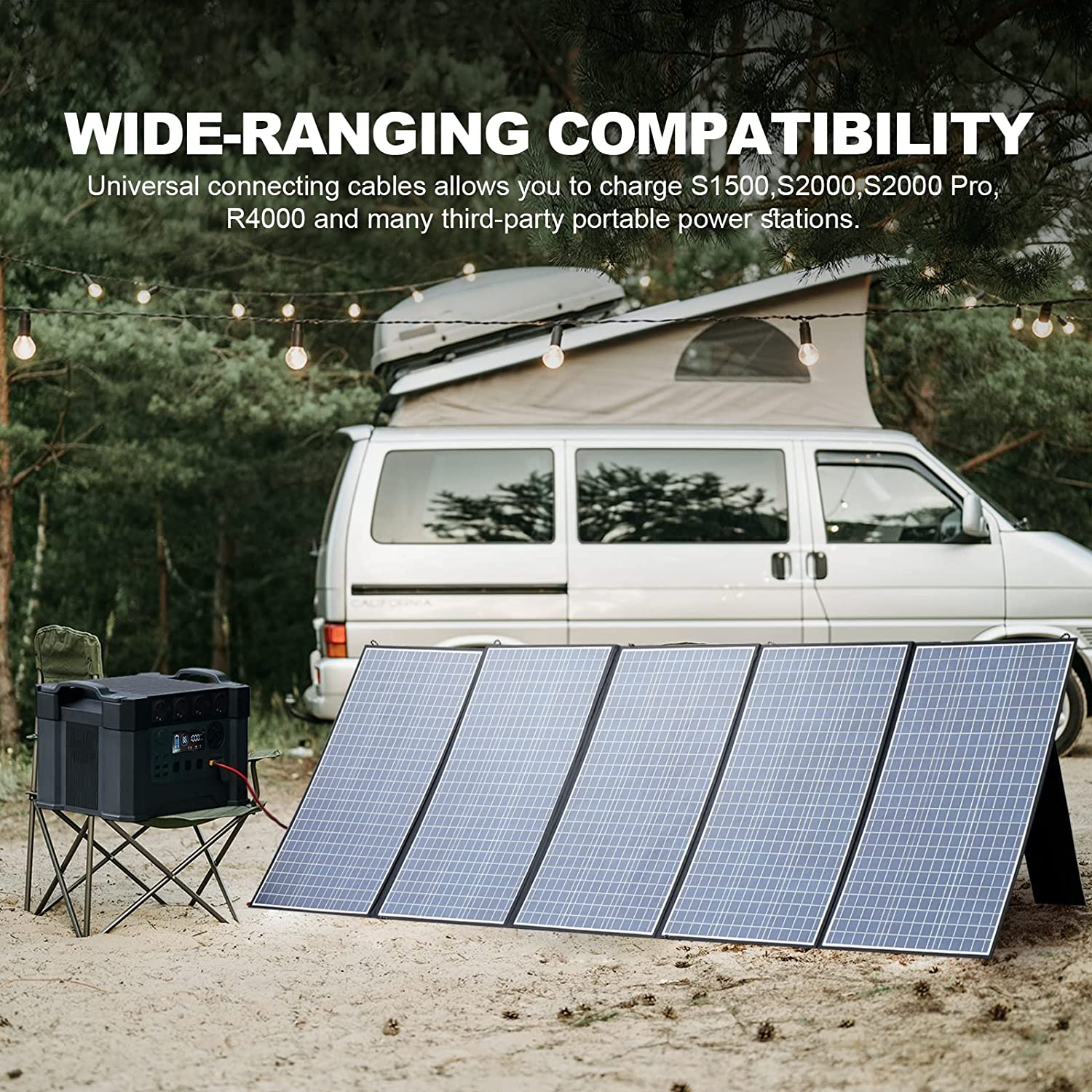 ALLPOWERS Foldable Solar Panel - Rv Solar Kit 400W recension och pris